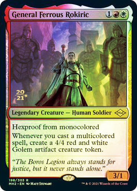 General Ferrous Rokiric [Modern Horizons 2 Prerelease Promos] | The CG Realm