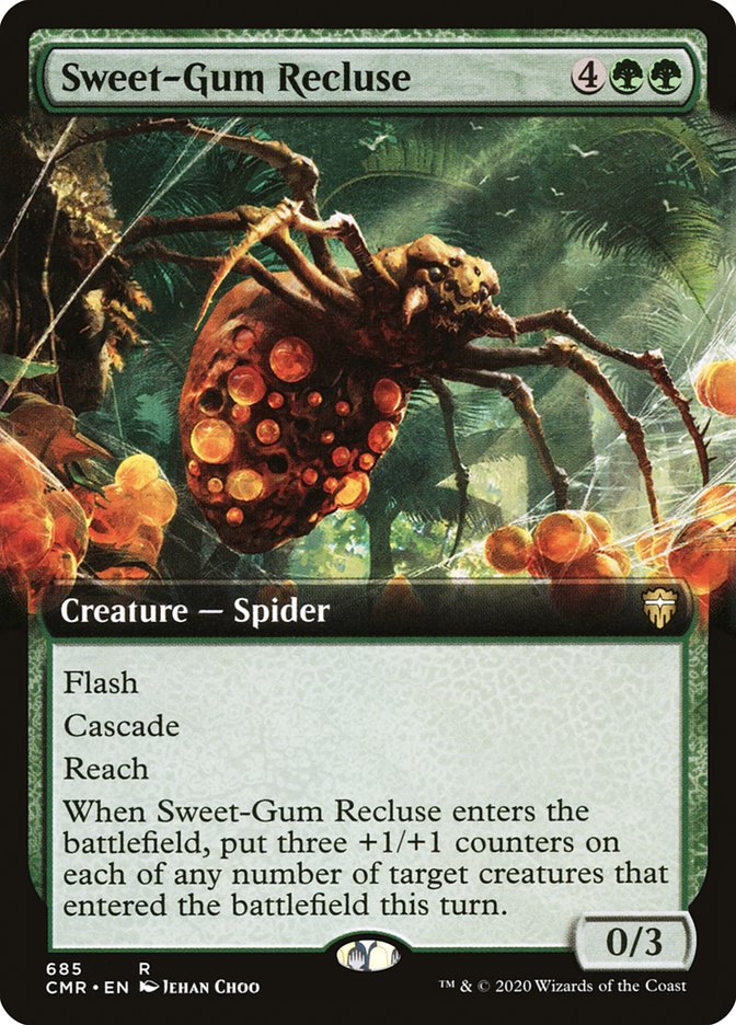 Sweet-Gum Recluse (Extended Art) [Commander Legends] | The CG Realm