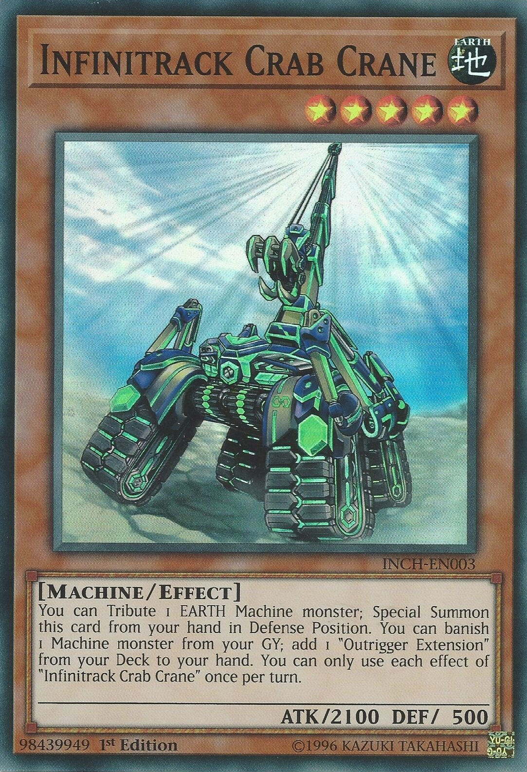 Infinitrack Crab Crane [INCH-EN003] Super Rare | The CG Realm