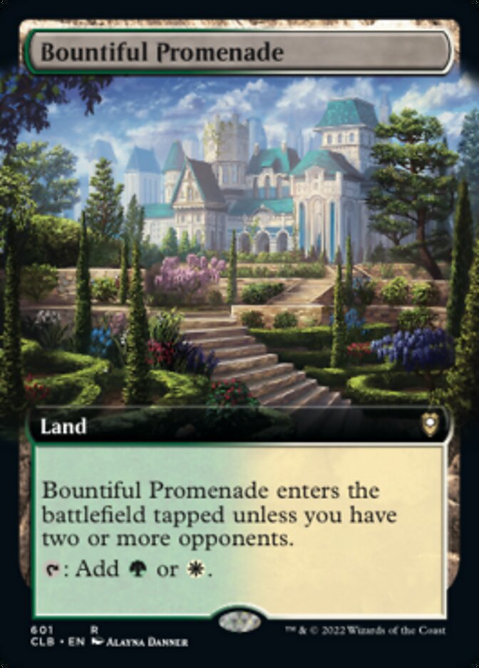 Bountiful Promenade (Extended Art) [Commander Legends: Battle for Baldur's Gate] | The CG Realm