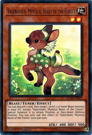 Valerifawn, Mystical Beast of the Forest [AC18-EN019] Ultra Rare | The CG Realm