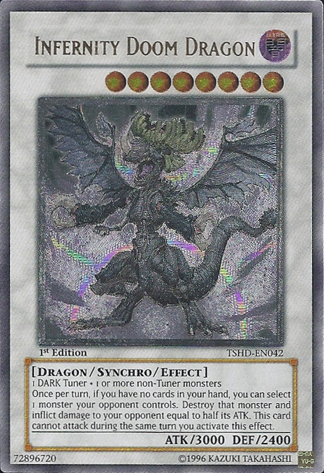 Infernity Doom Dragon [TSHD-EN042] Ultimate Rare | The CG Realm