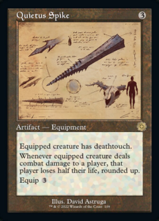 Quietus Spike (Retro Schematic) [The Brothers' War Retro Artifacts] | The CG Realm