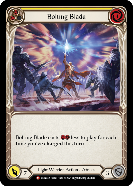 Bolting Blade [MON032-RF] (Monarch)  1st Edition Rainbow Foil | The CG Realm