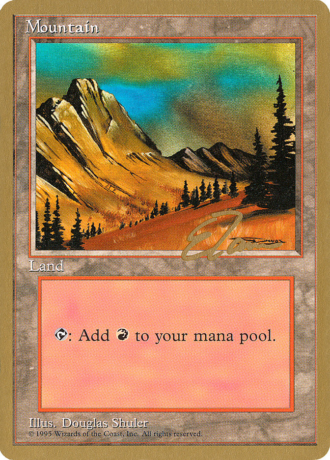 Mountain (et375) (Eric Tam) [Pro Tour Collector Set] | The CG Realm