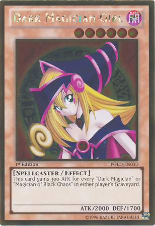 Dark Magician Girl [PGLD-EN033] Gold Rare | The CG Realm