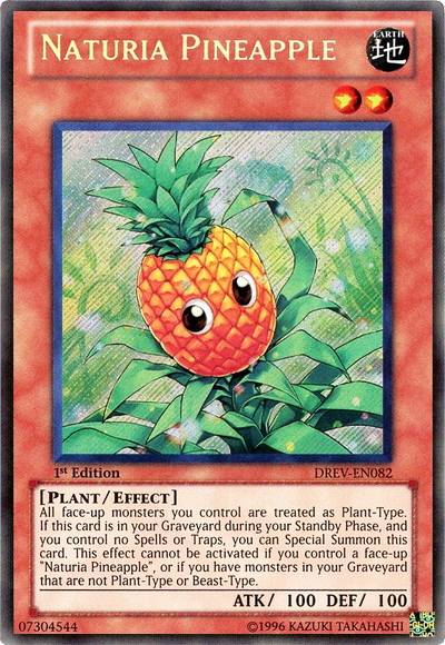 Naturia Pineapple [DREV-EN082] Secret Rare | The CG Realm