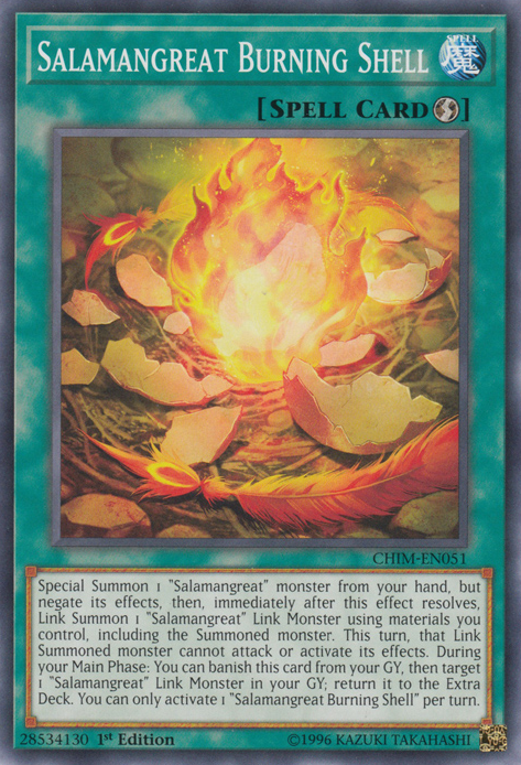 Salamangreat Burning Shell [CHIM-EN051] Common | The CG Realm