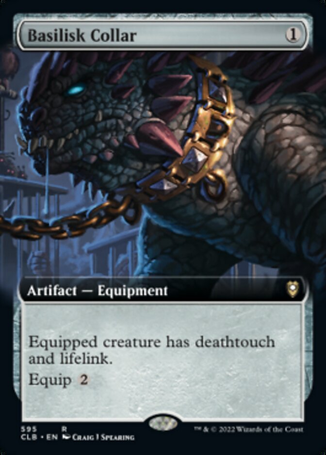 Basilisk Collar (Extended Art) [Commander Legends: Battle for Baldur's Gate] | The CG Realm