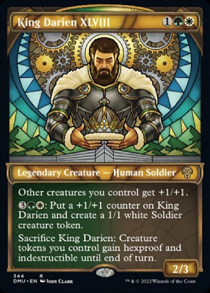 King Darien XLVIII (Showcase Textured) [Dominaria United] | The CG Realm