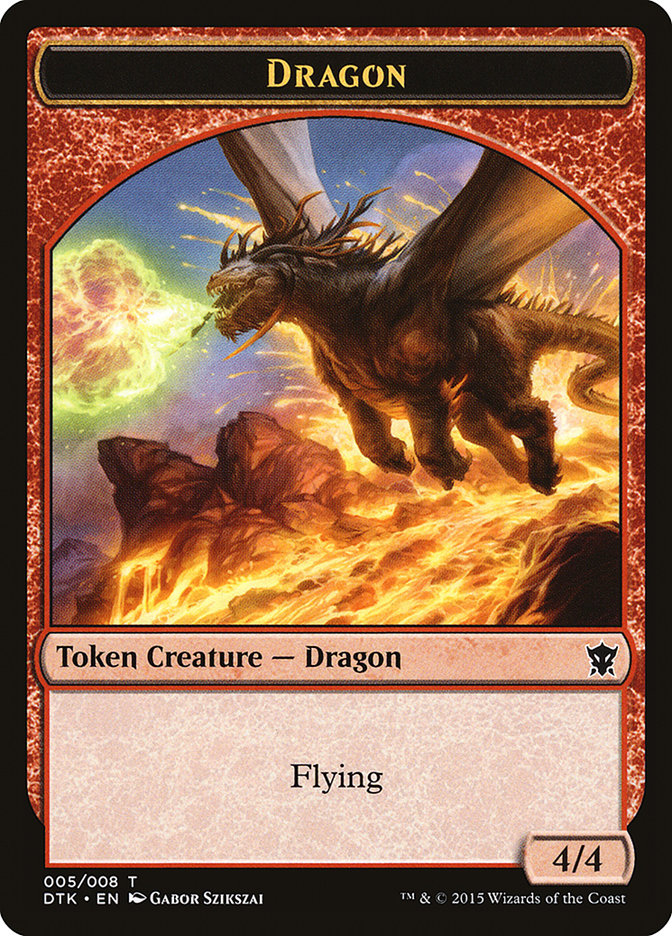 Dragon Token [Dragons of Tarkir Tokens] | The CG Realm