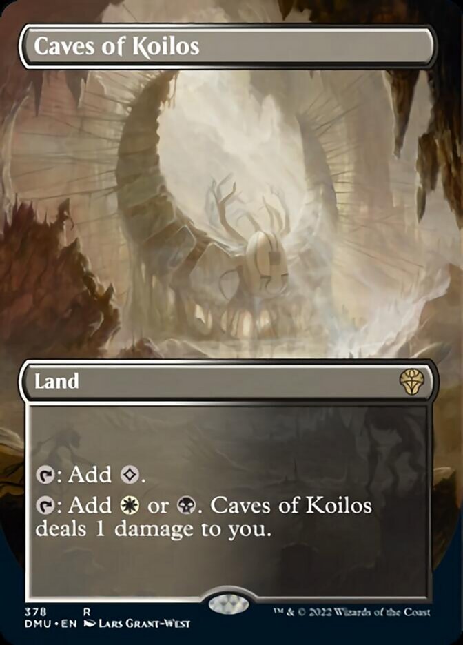 Caves of Koilos (Borderless Alternate Art) [Dominaria United] | The CG Realm