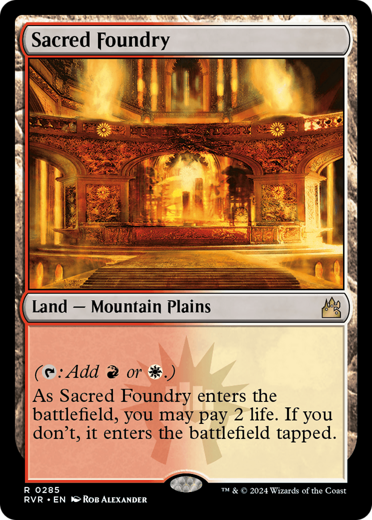 Sacred Foundry [Ravnica Remastered] | The CG Realm