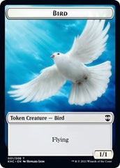 Bird // Spirit Double-Sided Token [Kaldheim Commander Tokens] | The CG Realm