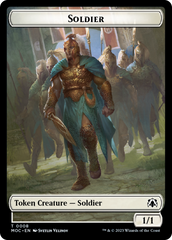 Soldier // Insect Double-Sided Token [March of the Machine Commander Tokens] | The CG Realm