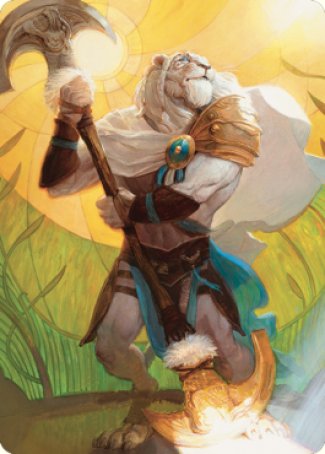 Ajani, Sleeper Agent Art Card [Dominaria United Art Series] | The CG Realm