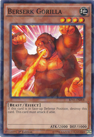 Berserk Gorilla [BP03-EN008] Shatterfoil Rare | The CG Realm