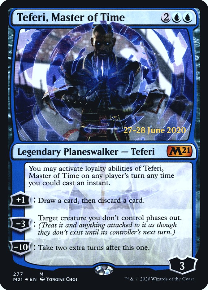 Teferi, Master of Time (277) [Core Set 2021 Prerelease Promos] | The CG Realm