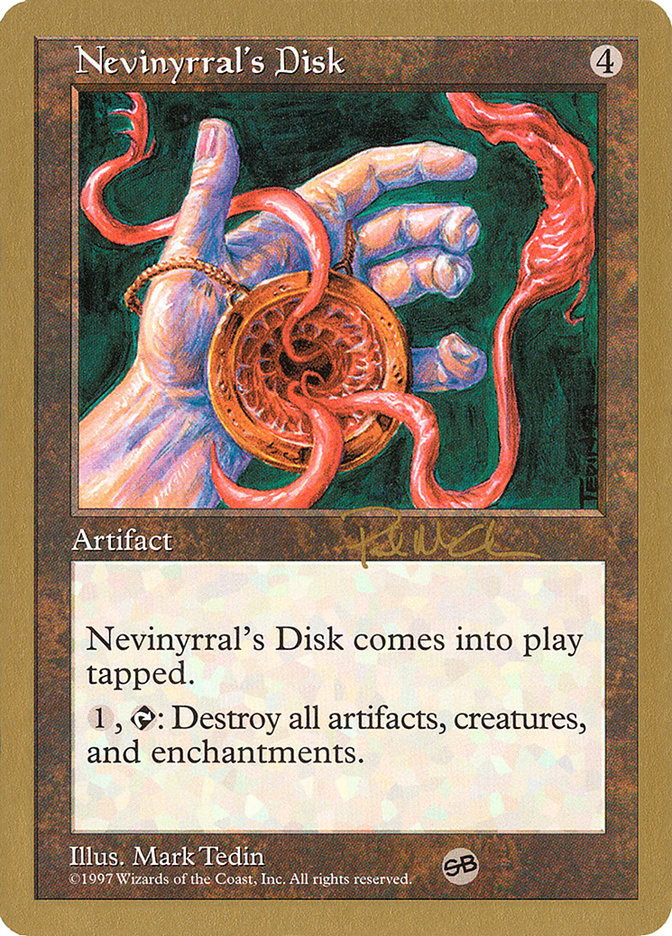 Nevinyrral's Disk (Paul McCabe) (SB) [World Championship Decks 1997] | The CG Realm