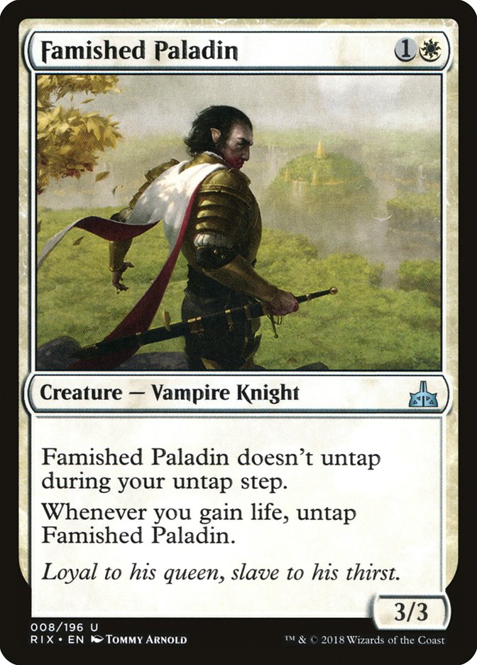 Famished Paladin [Rivals of Ixalan] | The CG Realm