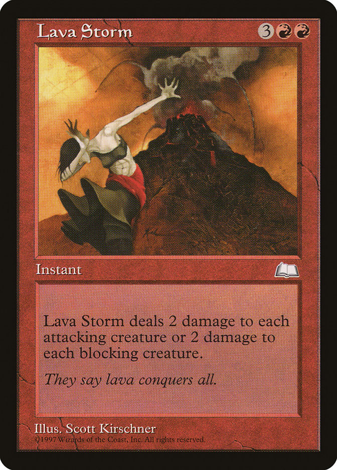 Lava Storm [Weatherlight] | The CG Realm