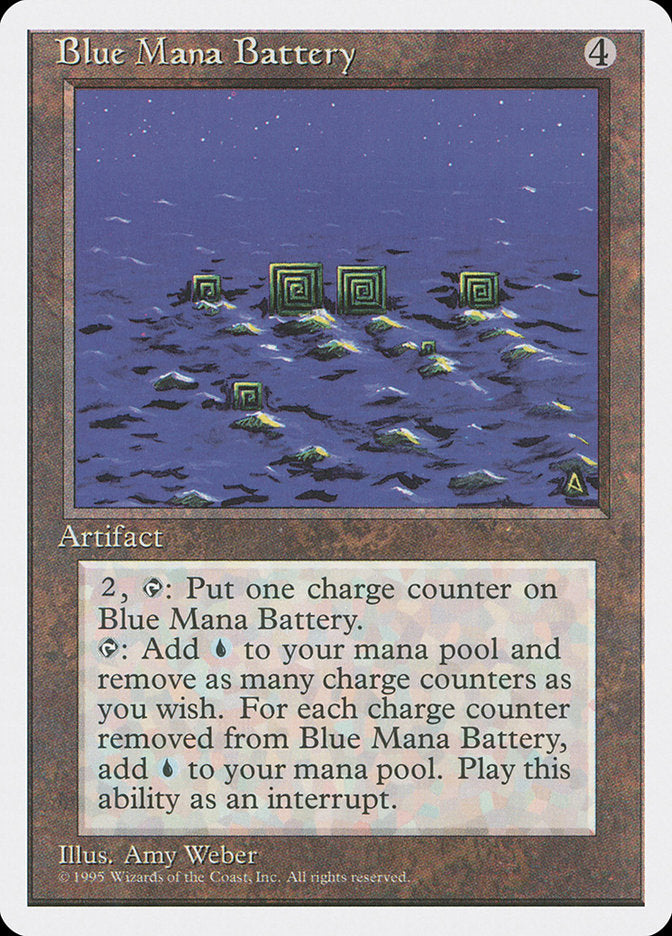 Blue Mana Battery [Fourth Edition] | The CG Realm