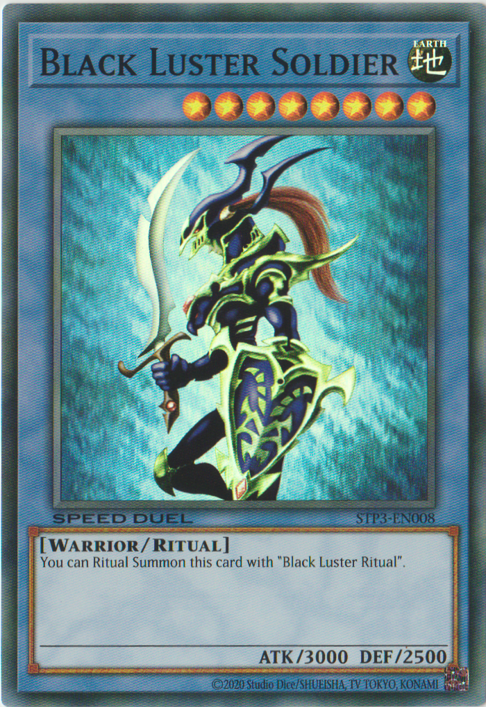 Black Luster Soldier [STP3-EN008] Super Rare | The CG Realm