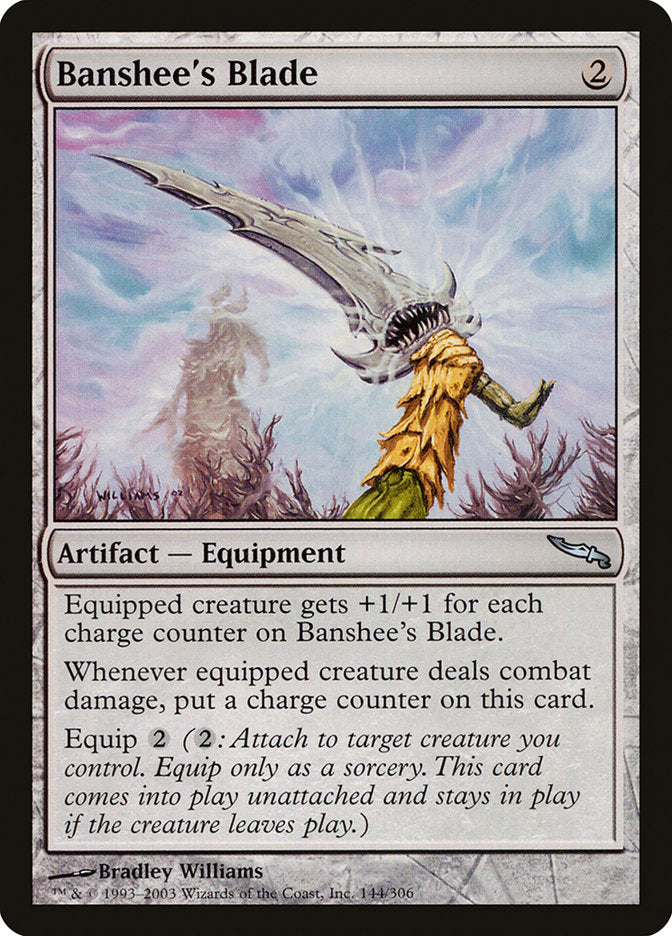 Banshee's Blade [Mirrodin] | The CG Realm