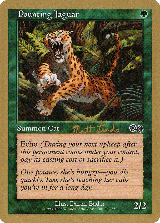 Pouncing Jaguar (Matt Linde) [World Championship Decks 1999] | The CG Realm