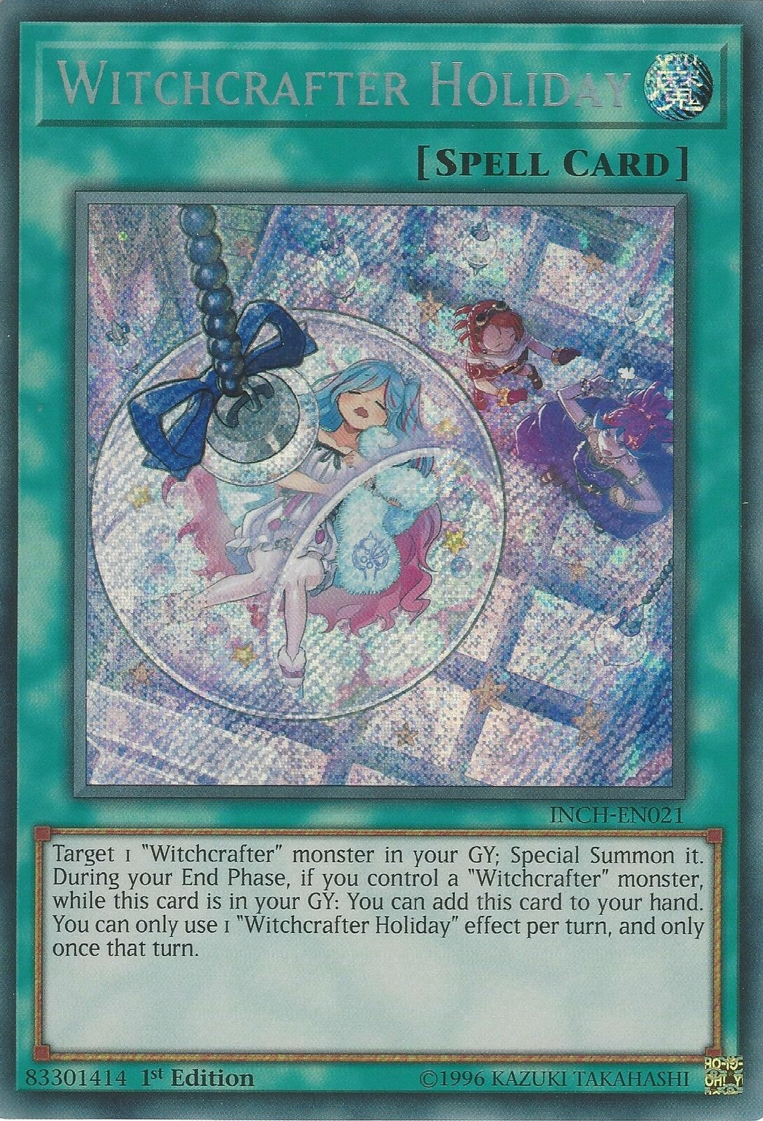 Witchcrafter Holiday [INCH-EN021] Secret Rare | The CG Realm