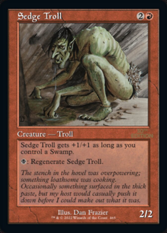 Sedge Troll (Retro) [30th Anniversary Edition] | The CG Realm