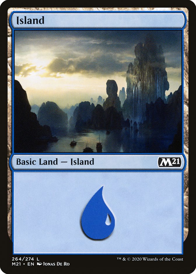 Island (264) [Core Set 2021] | The CG Realm