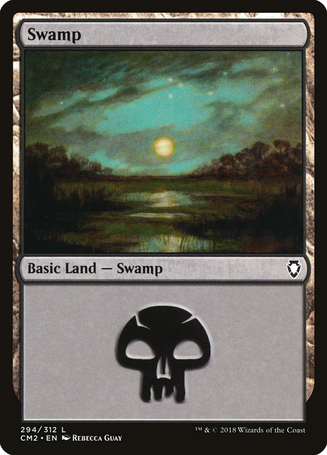 Swamp (294) [Commander Anthology Volume II] | The CG Realm