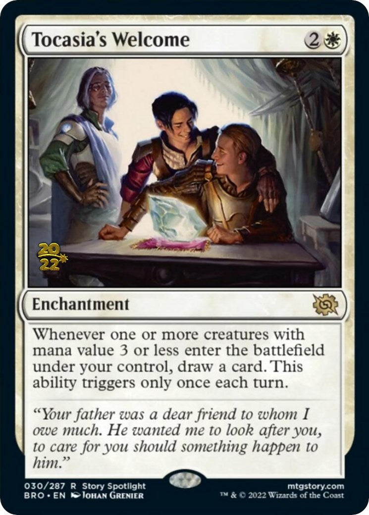 Tocasia's Welcome [The Brothers' War Prerelease Promos] | The CG Realm