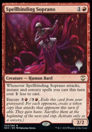 Spellbinding Soprano (Promo Pack) [Streets of New Capenna Commander Promos] | The CG Realm