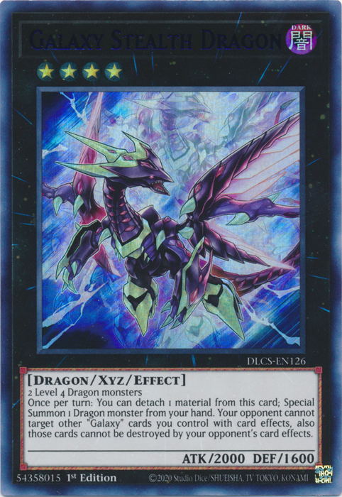 Galaxy Stealth Dragon (Blue) [DLCS-EN126] Ultra Rare | The CG Realm