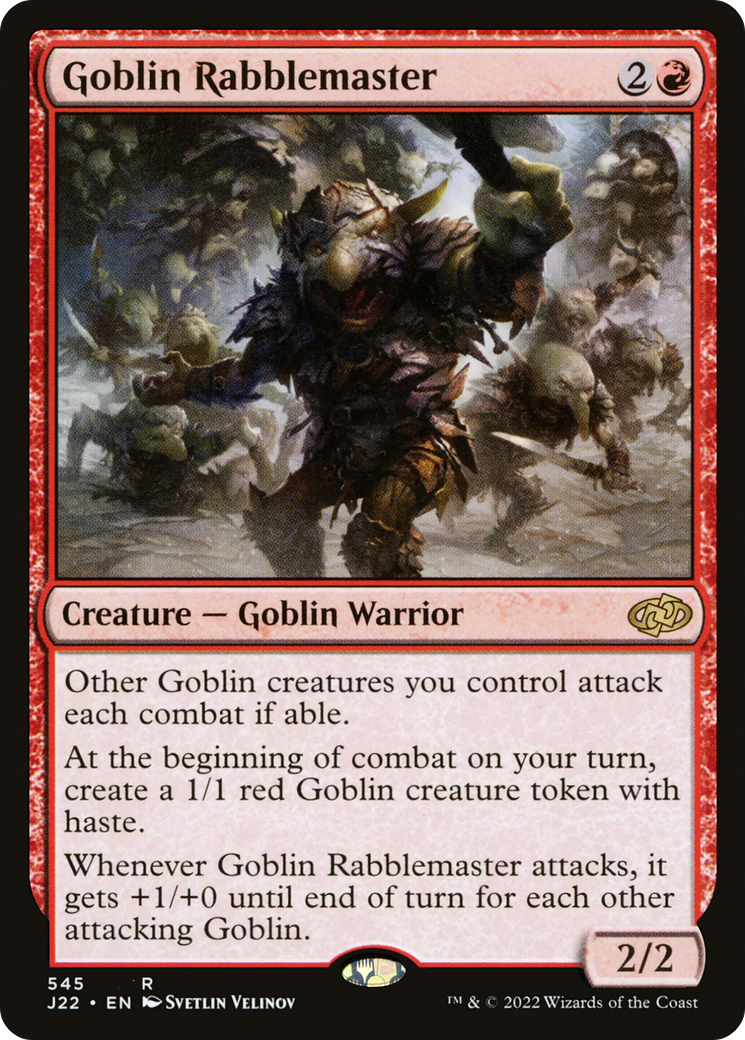 Goblin Rabblemaster [Jumpstart 2022] | The CG Realm