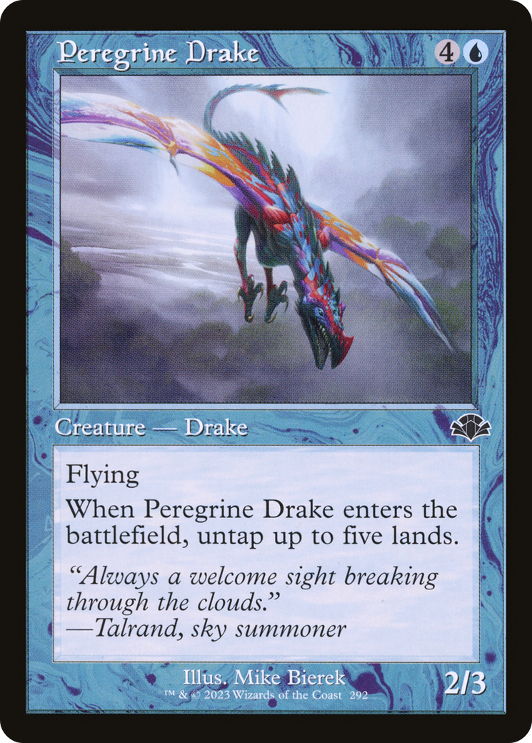 Peregrine Drake (Retro) [Dominaria Remastered] | The CG Realm