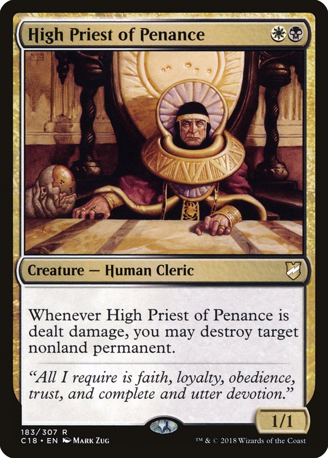 High Priest of Penance [Commander 2018] | The CG Realm