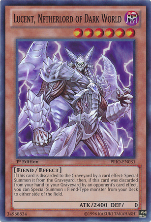 Lucent, Netherlord of Dark World [PRIO-EN031] Super Rare | The CG Realm