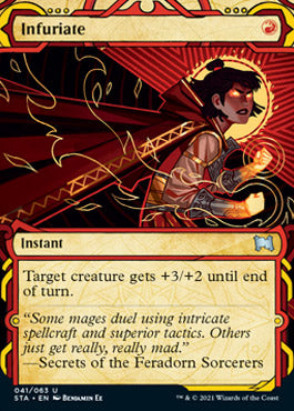 Infuriate (Foil Etched) [Strixhaven: School of Mages Mystical Archive] | The CG Realm