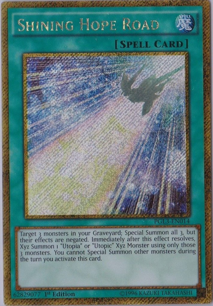 Shining Hope Road [PGL3-EN014] Gold Secret Rare | The CG Realm