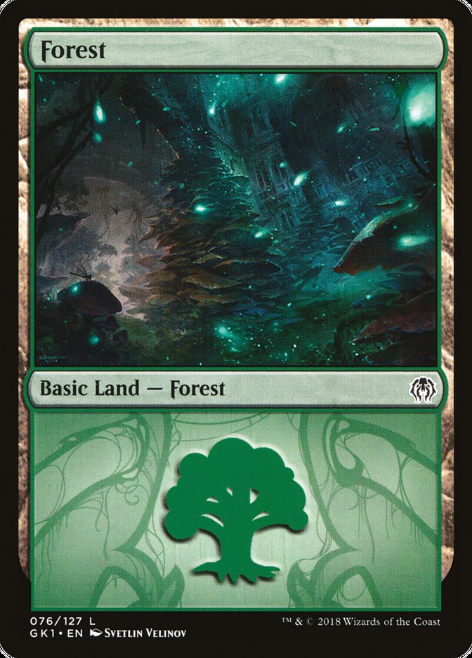 Forest (76) [Guilds of Ravnica Guild Kit] | The CG Realm