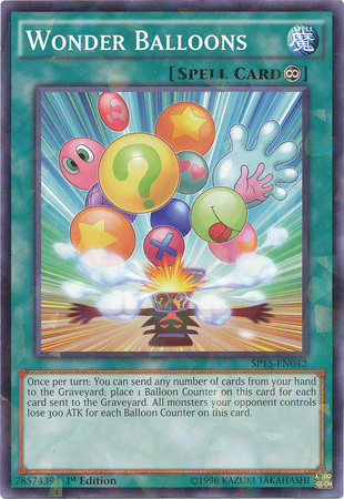 Wonder Balloons [SP15-EN042] Shatterfoil Rare | The CG Realm