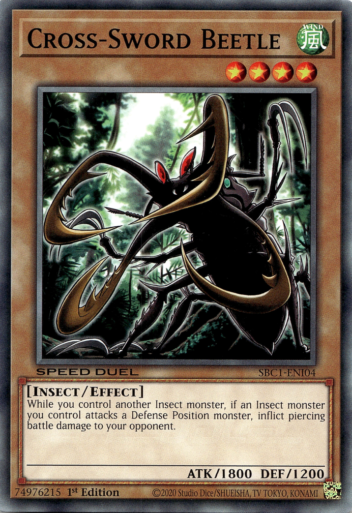 Cross-Sword Beetle [SBC1-ENI04] Common | The CG Realm