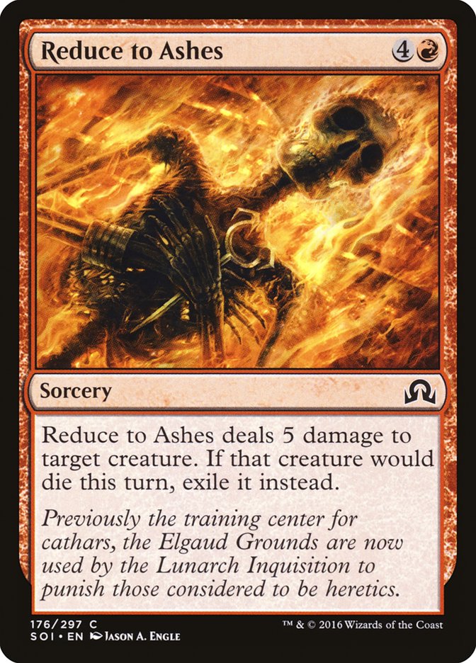 Reduce to Ashes [Shadows over Innistrad] | The CG Realm