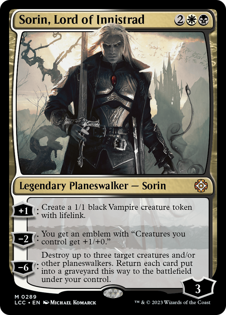 Sorin, Lord of Innistrad [The Lost Caverns of Ixalan Commander] | The CG Realm