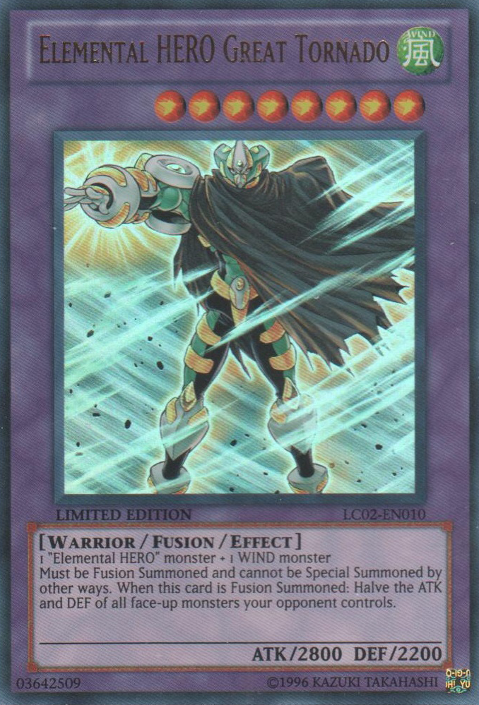 Elemental HERO Great Tornado [LC02-EN010] Ultra Rare | The CG Realm