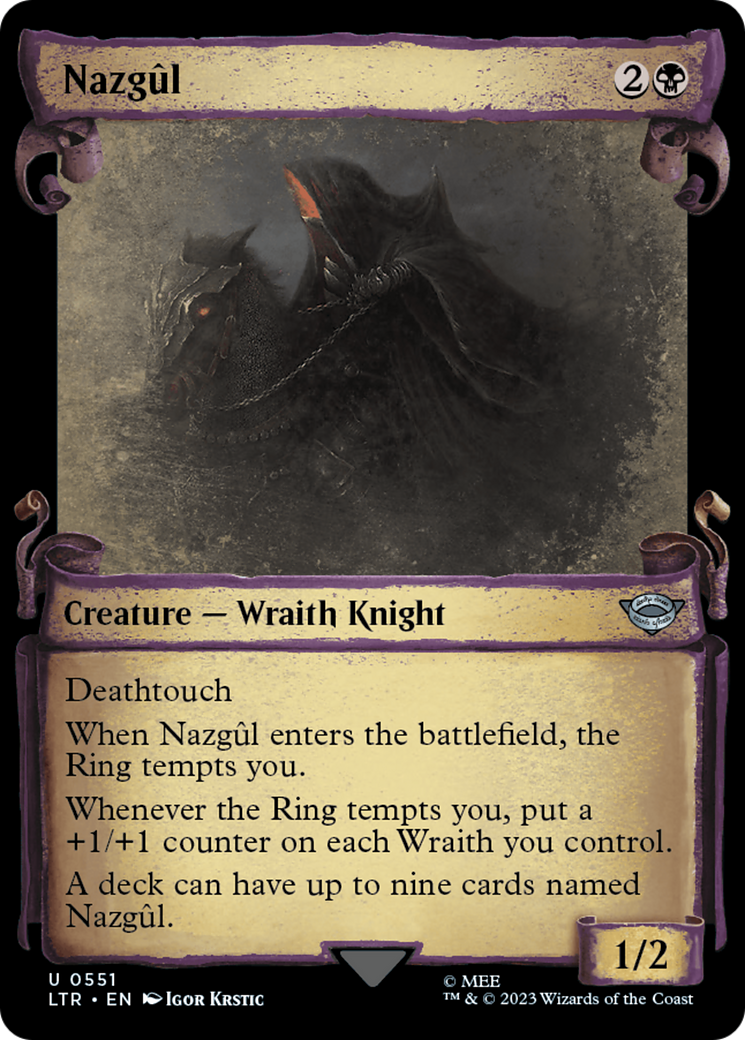 Nazgul (0551) [The Lord of the Rings: Tales of Middle-Earth Showcase Scrolls] | The CG Realm