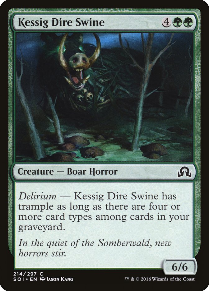 Kessig Dire Swine [Shadows over Innistrad] | The CG Realm